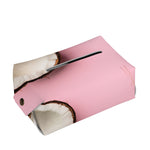 Pink Coconut Pattern Print Rectangle Tissue Box Cover