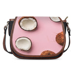 Pink Coconut Pattern Print Saddle Bag