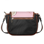 Pink Coconut Pattern Print Saddle Bag