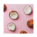 Pink Coconut Pattern Print Silk Bandana