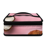 Pink Coconut Pattern Print Small Lunch Bag