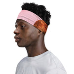 Pink Coconut Pattern Print Sports Headband