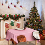 Pink Coconut Pattern Print Tablecloth