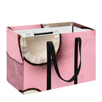Pink Coconut Pattern Print Utility Tote Bag