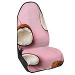 Pink Coconut Pattern Print Waterproof Car Seat Cover