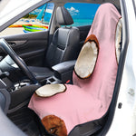 Pink Coconut Pattern Print Waterproof Car Seat Cover
