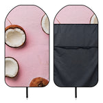 Pink Coconut Pattern Print Waterproof Car Seat Cover