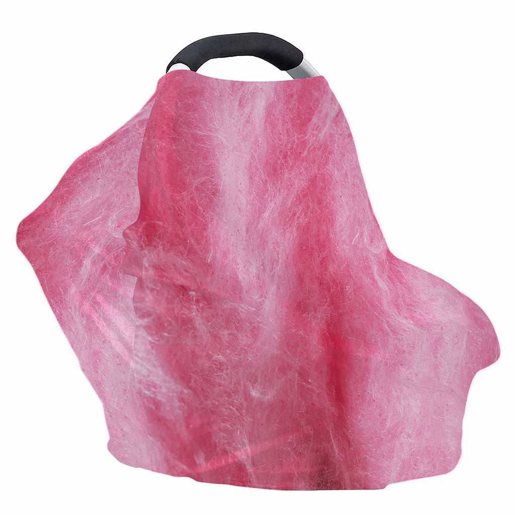Pink Cotton Candy Print Baby Seat Cover