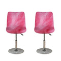 Pink Cotton Candy Print Bar Stool Covers