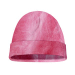Pink Cotton Candy Print Beanie