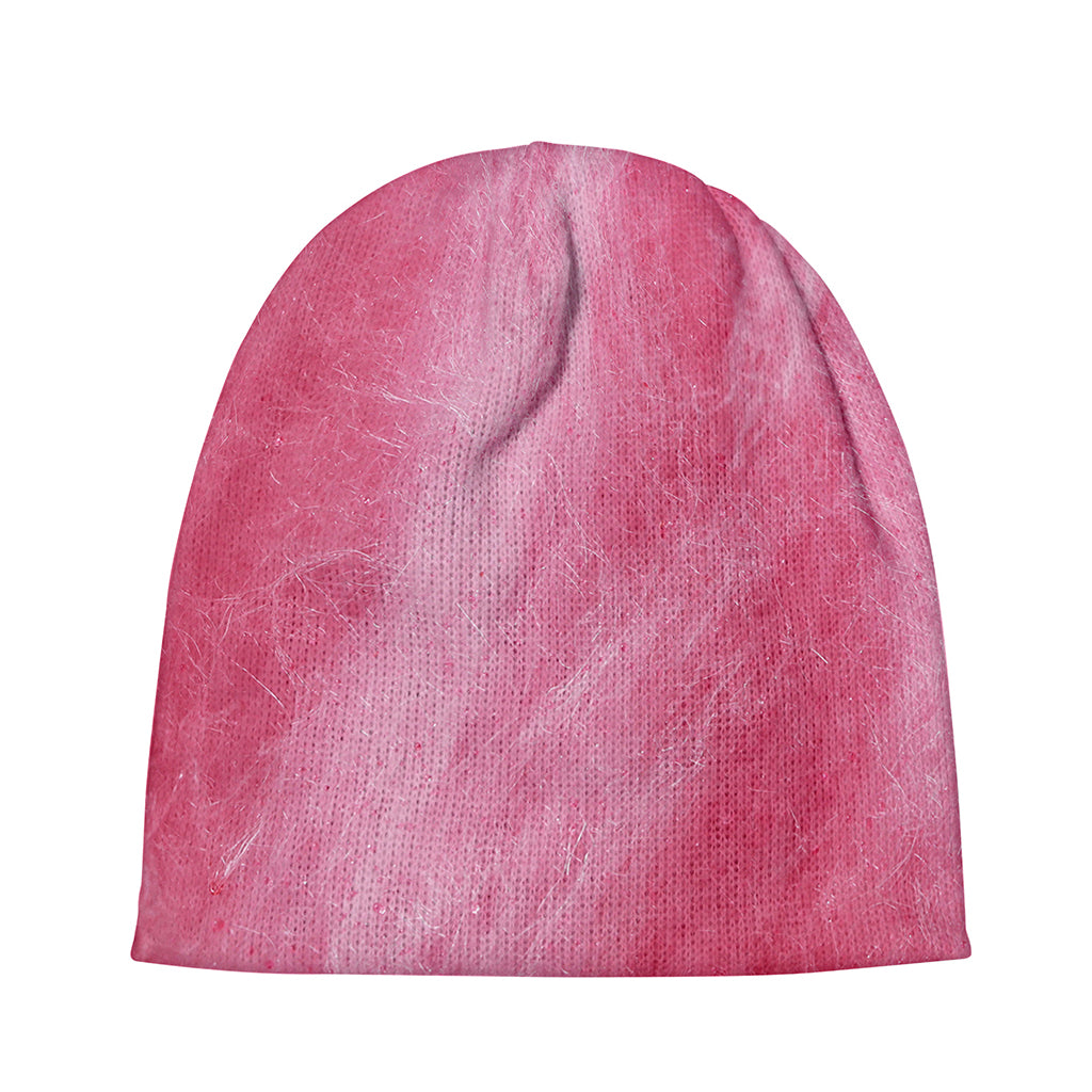 Pink Cotton Candy Print Beanie
