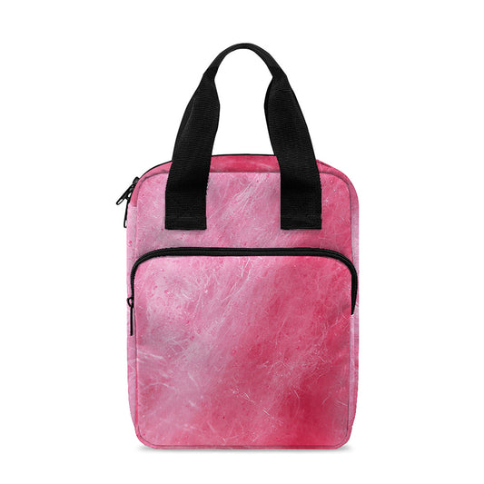 Pink Cotton Candy Print Bible Tote Bag