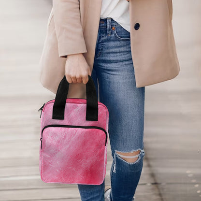 Pink Cotton Candy Print Bible Tote Bag