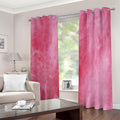 Pink Cotton Candy Print Dimout Grommet Curtains