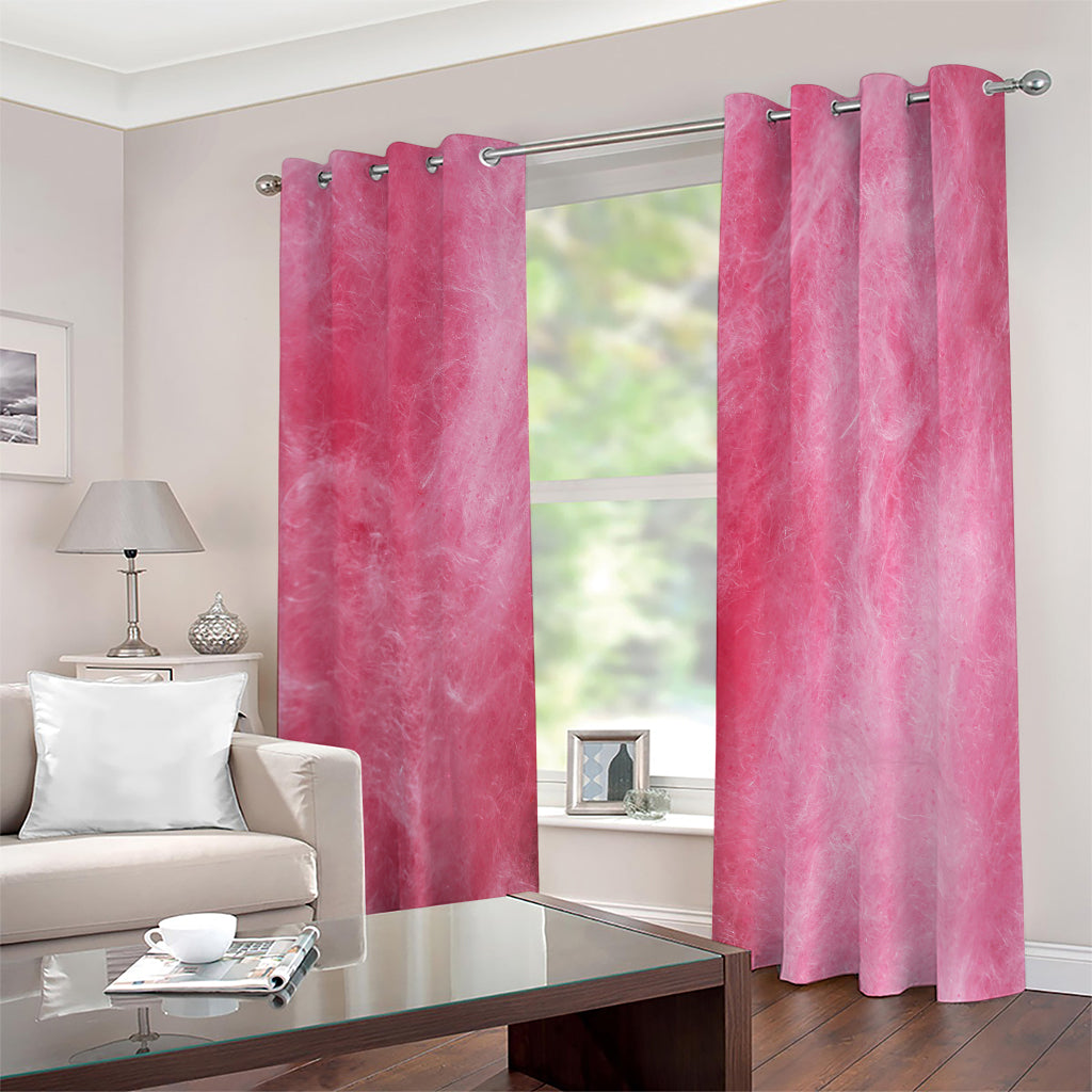 Pink Cotton Candy Print Blackout Grommet Curtains