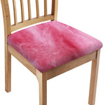 Pink Cotton Candy Print Chair Cushion Cover