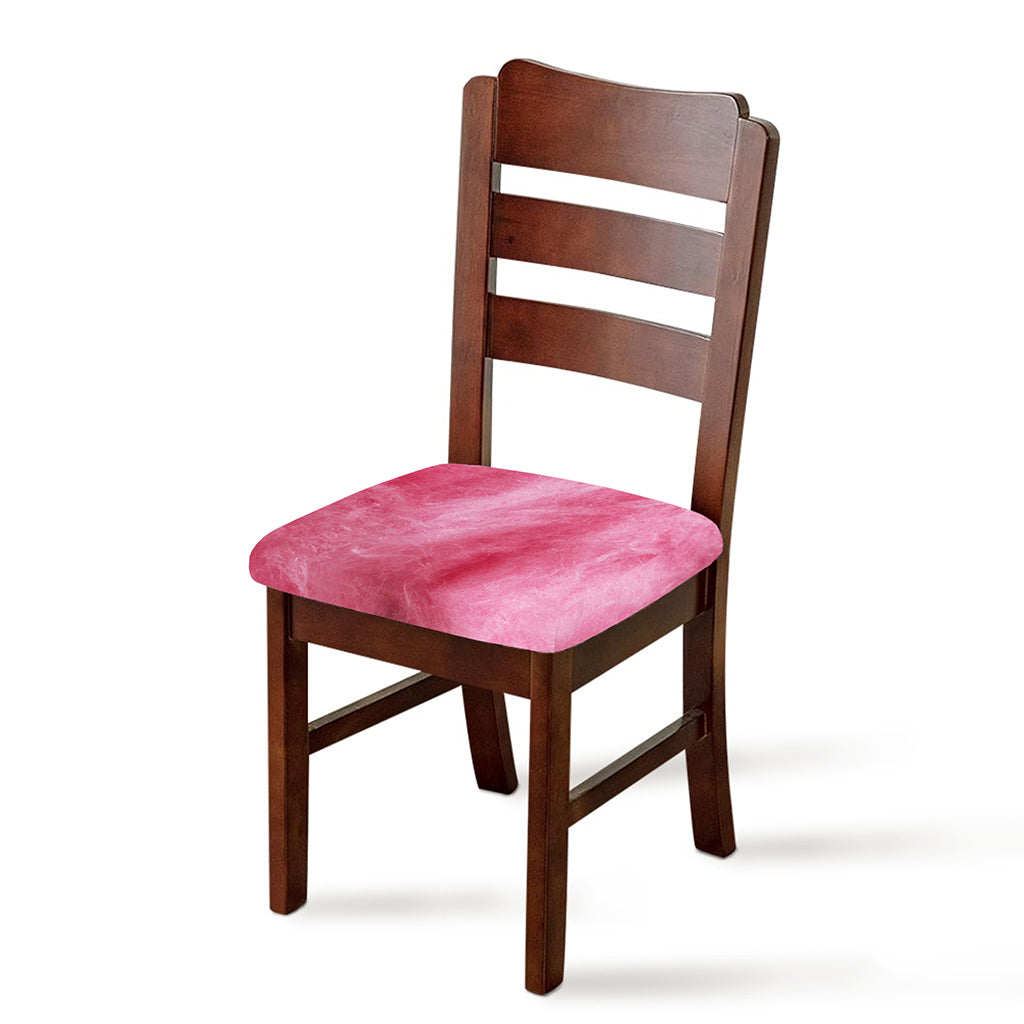 Pink Cotton Candy Print Chair Cushion Cover