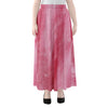 Pink Cotton Candy Print Chiffon Maxi Skirt