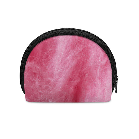 Pink Cotton Candy Print Coin Purse