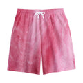 Pink Cotton Candy Print Cotton Shorts