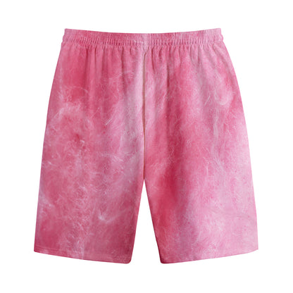 Pink Cotton Candy Print Cotton Shorts