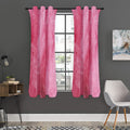 Pink Cotton Candy Print Grommet Curtain Panels