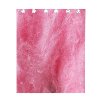 Pink Cotton Candy Print Curtain
