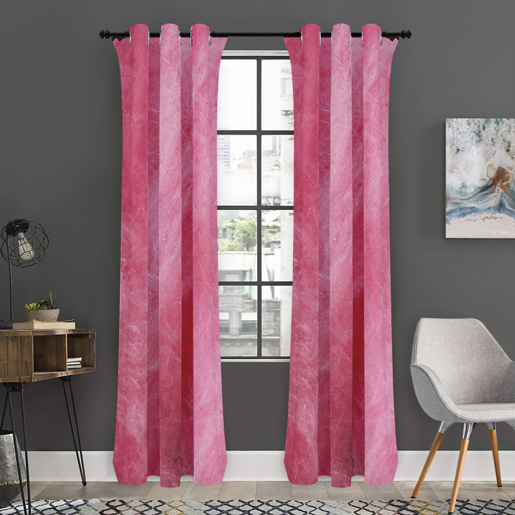 Pink Cotton Candy Print Curtain