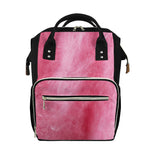 Pink Cotton Candy Print Diaper Bag