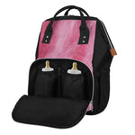 Pink Cotton Candy Print Diaper Bag