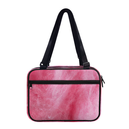 Pink Cotton Candy Print Double Strap Bible Bag