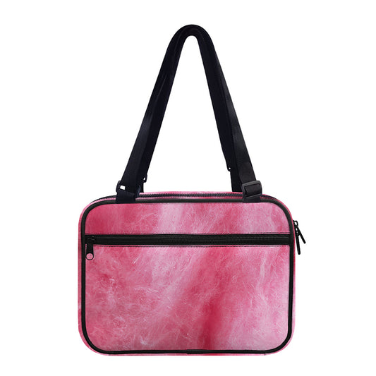 Pink Cotton Candy Print Double Strap Bible Bag