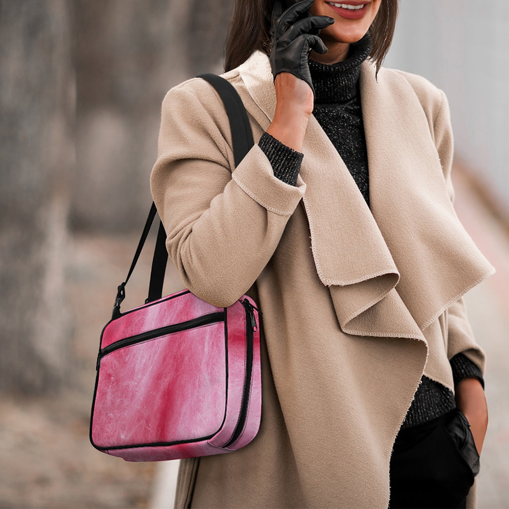 Pink Cotton Candy Print Double Strap Bible Bag