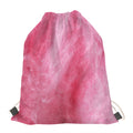 Pink Cotton Candy Print Drawstring Bag