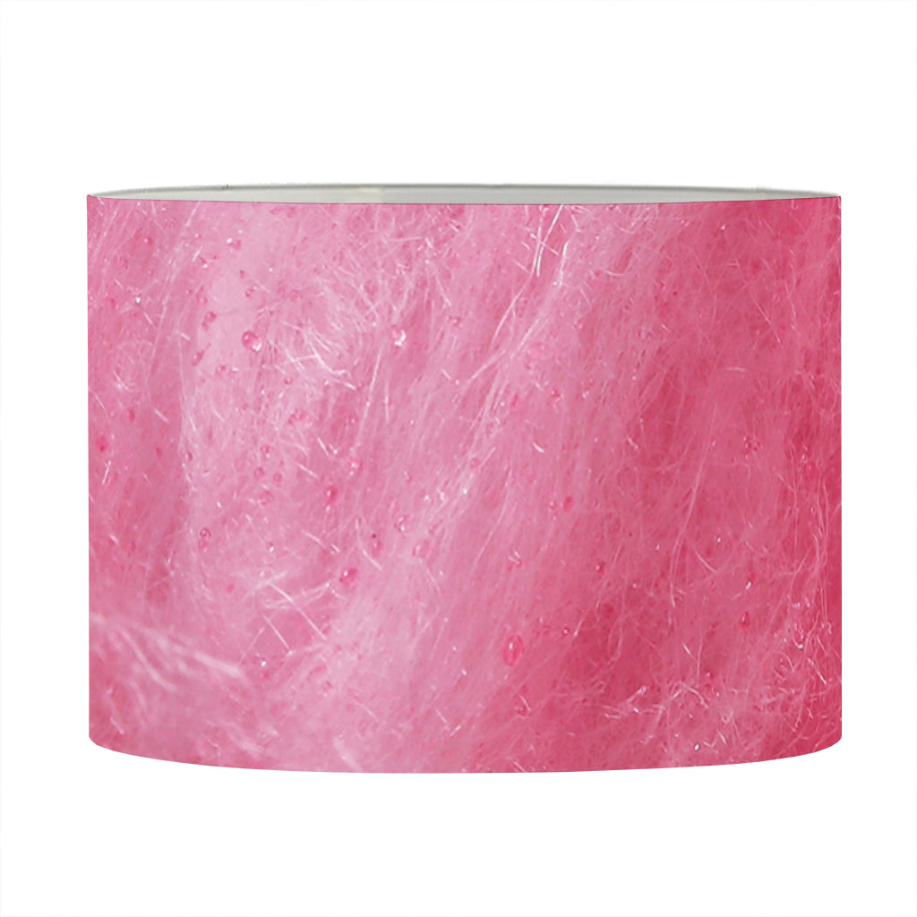 Pink Cotton Candy Print Drum Lamp Shade