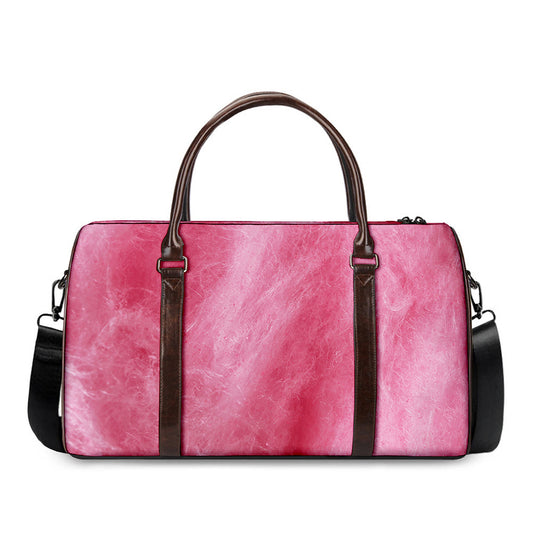 Pink Cotton Candy Print Duffle Bag