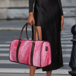 Pink Cotton Candy Print Duffle Bag