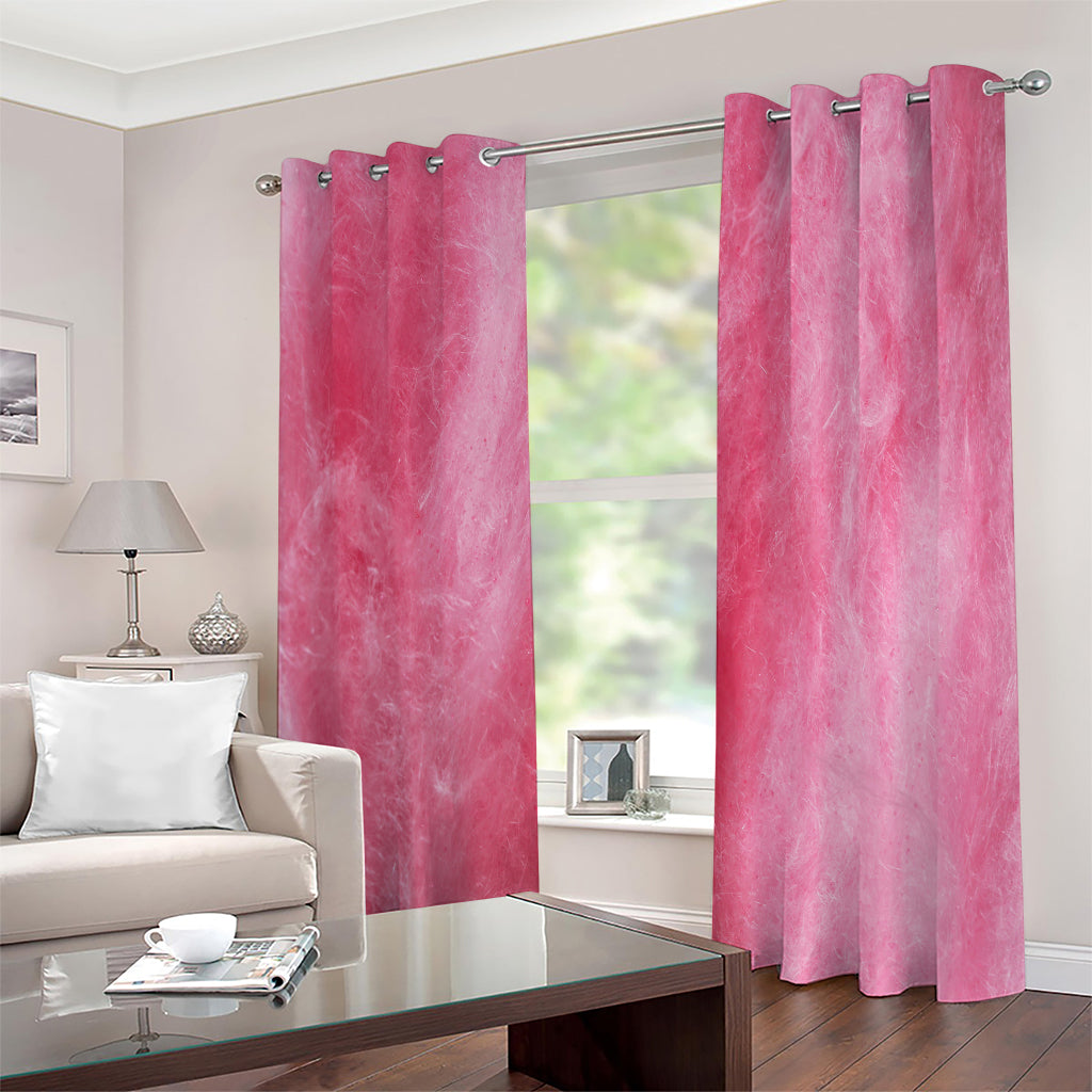 Pink Cotton Candy Print Extra Wide Grommet Curtains