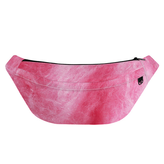 Pink Cotton Candy Print Fanny Pack