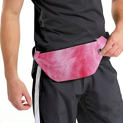 Pink Cotton Candy Print Fanny Pack
