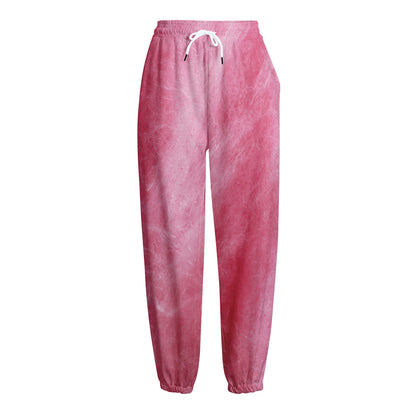 Pink Cotton Candy Print Fleece Lined Knit Pants