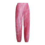 Pink Cotton Candy Print Fleece Lined Knit Pants
