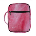 Pink Cotton Candy Print Front Pocket Bible Bag