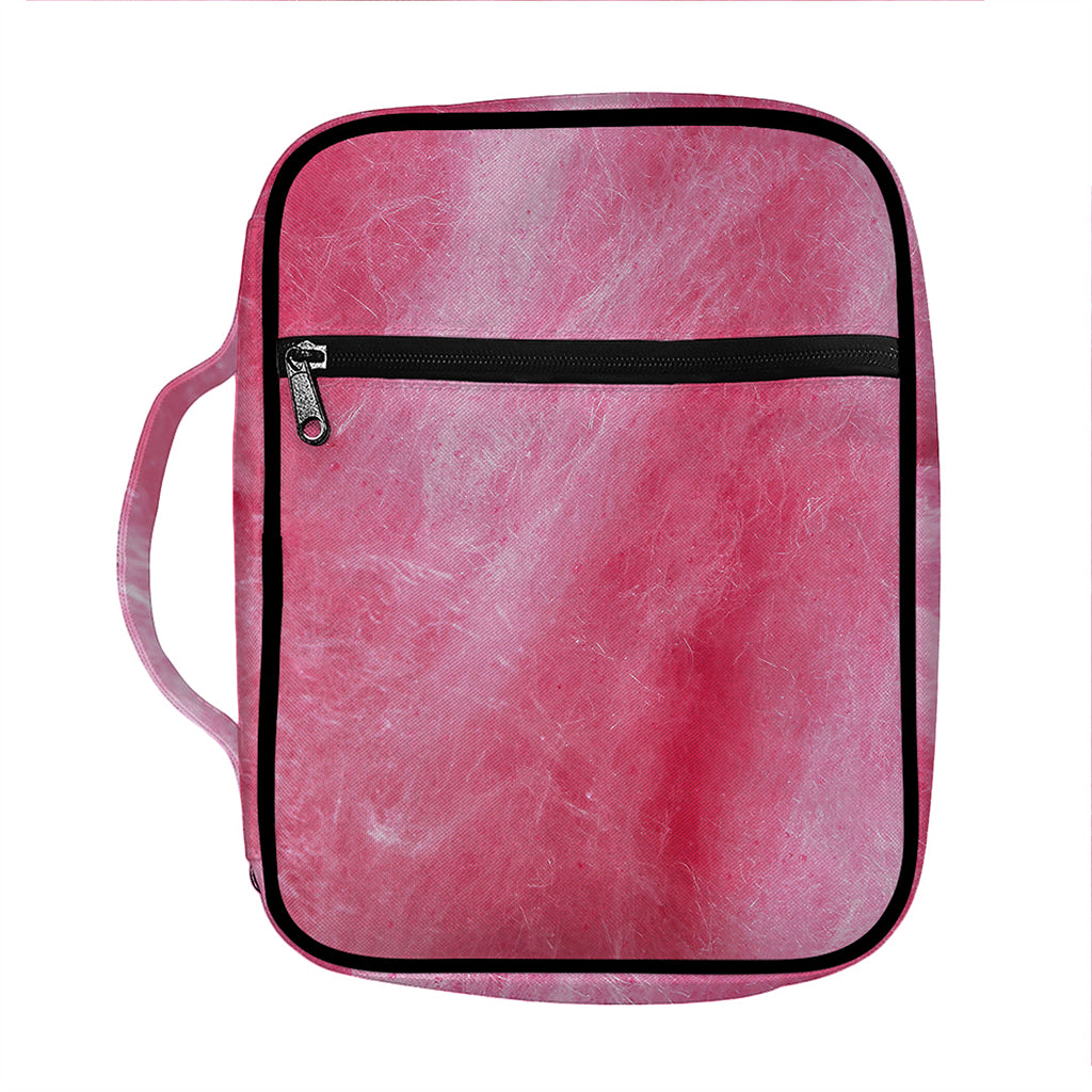 Pink Cotton Candy Print Front Pocket Bible Bag