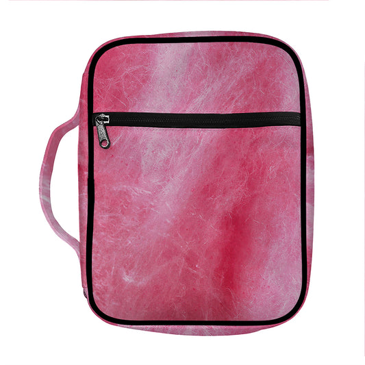Pink Cotton Candy Print Front Pocket Bible Bag