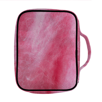 Pink Cotton Candy Print Front Pocket Bible Bag