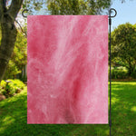 Pink Cotton Candy Print Garden Flag