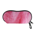 Pink Cotton Candy Print Glasses Case