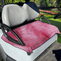Pink Cotton Candy Print Golf Cart Seat Cover