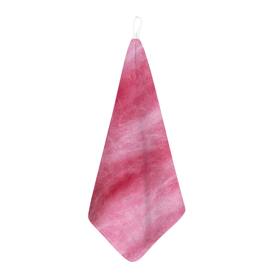 Pink Cotton Candy Print Hand Towel